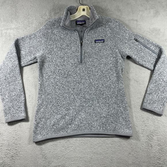 Patagonia Other - Patagonia Sweater Adult Small Gray 1/4 Zip Fleece Pullover LS Outdoor Preppy
